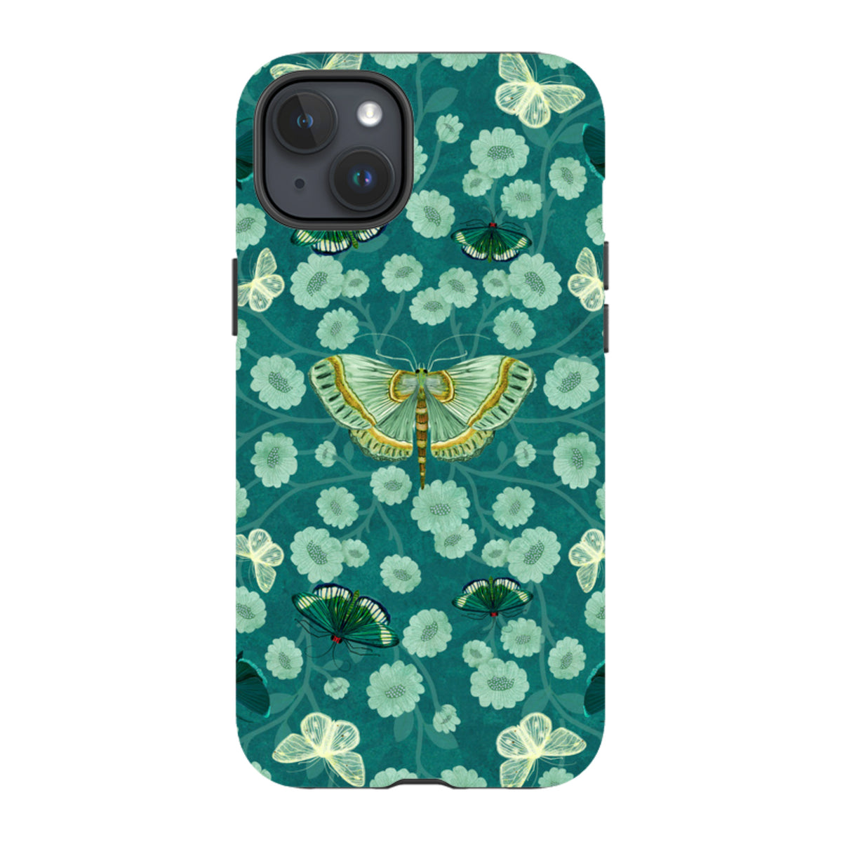 iPhone Tough Case - Medium Moth 2 By Katherine Quinn
