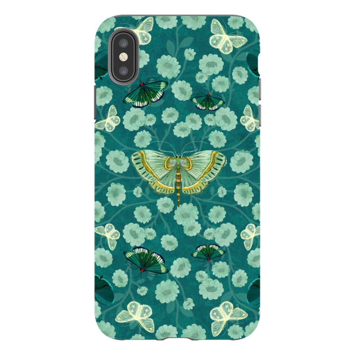 iPhone Tough Case - Medium Moth 2 By Katherine Quinn