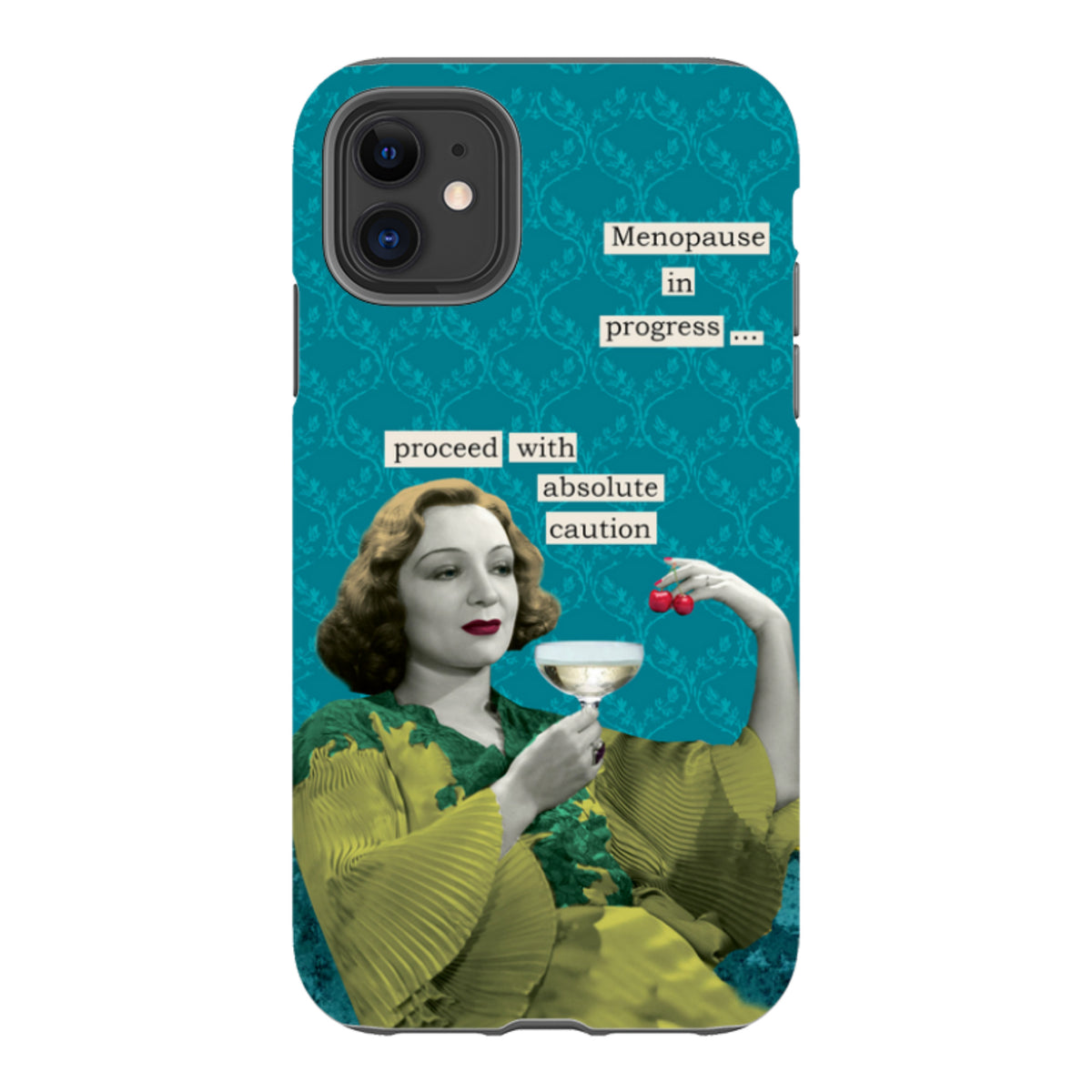 iPhone Tough Case - Menopause In Progress By Clare Jordan