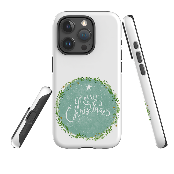 iPhone Tough Case - Merry Christmas By Katherine Quinn