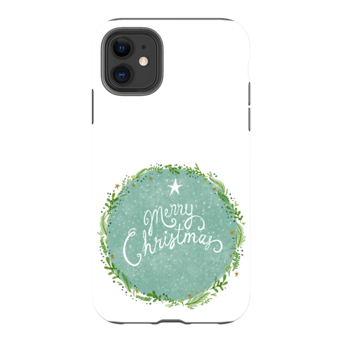 iPhone Tough Case - Merry Christmas By Katherine Quinn