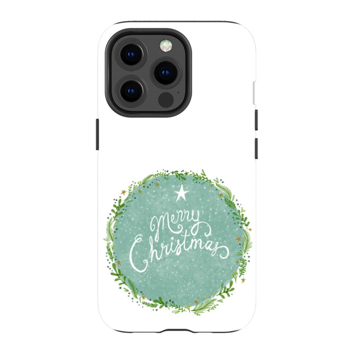 iPhone Tough Case - Merry Christmas By Katherine Quinn