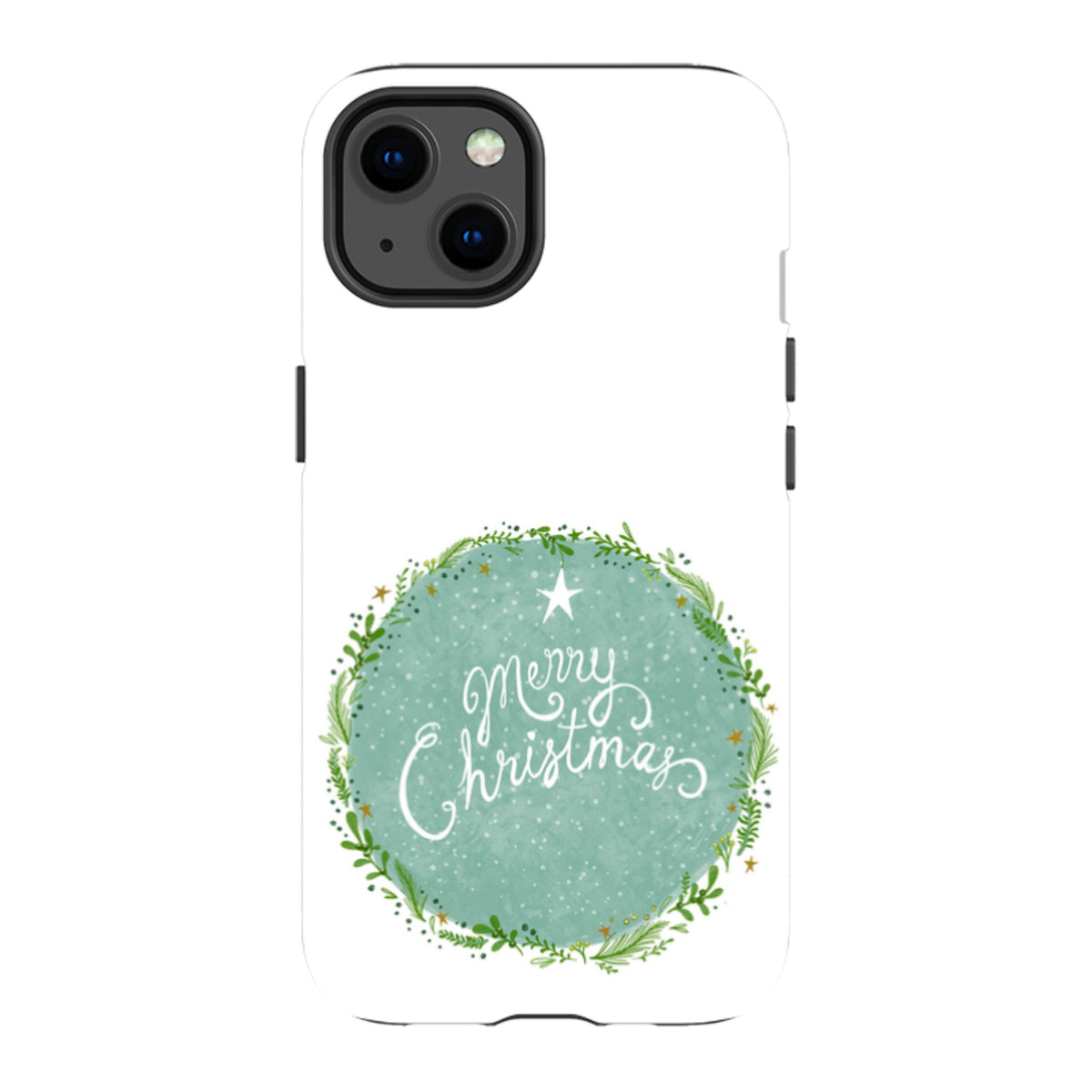 iPhone Tough Case - Merry Christmas By Katherine Quinn