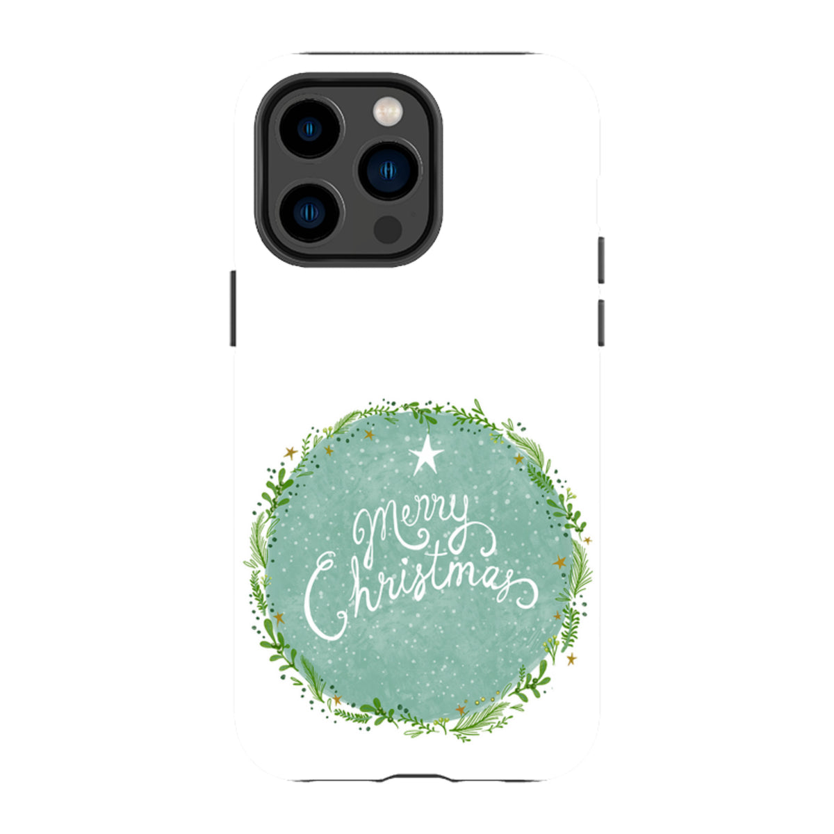 iPhone Tough Case - Merry Christmas By Katherine Quinn