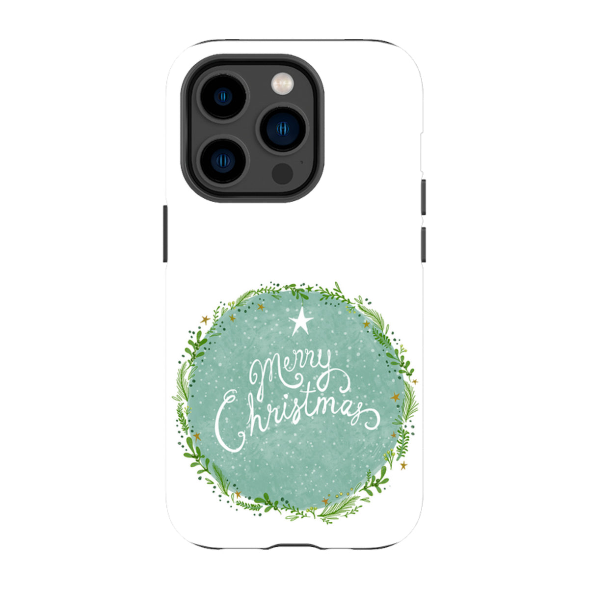 iPhone Tough Case - Merry Christmas By Katherine Quinn