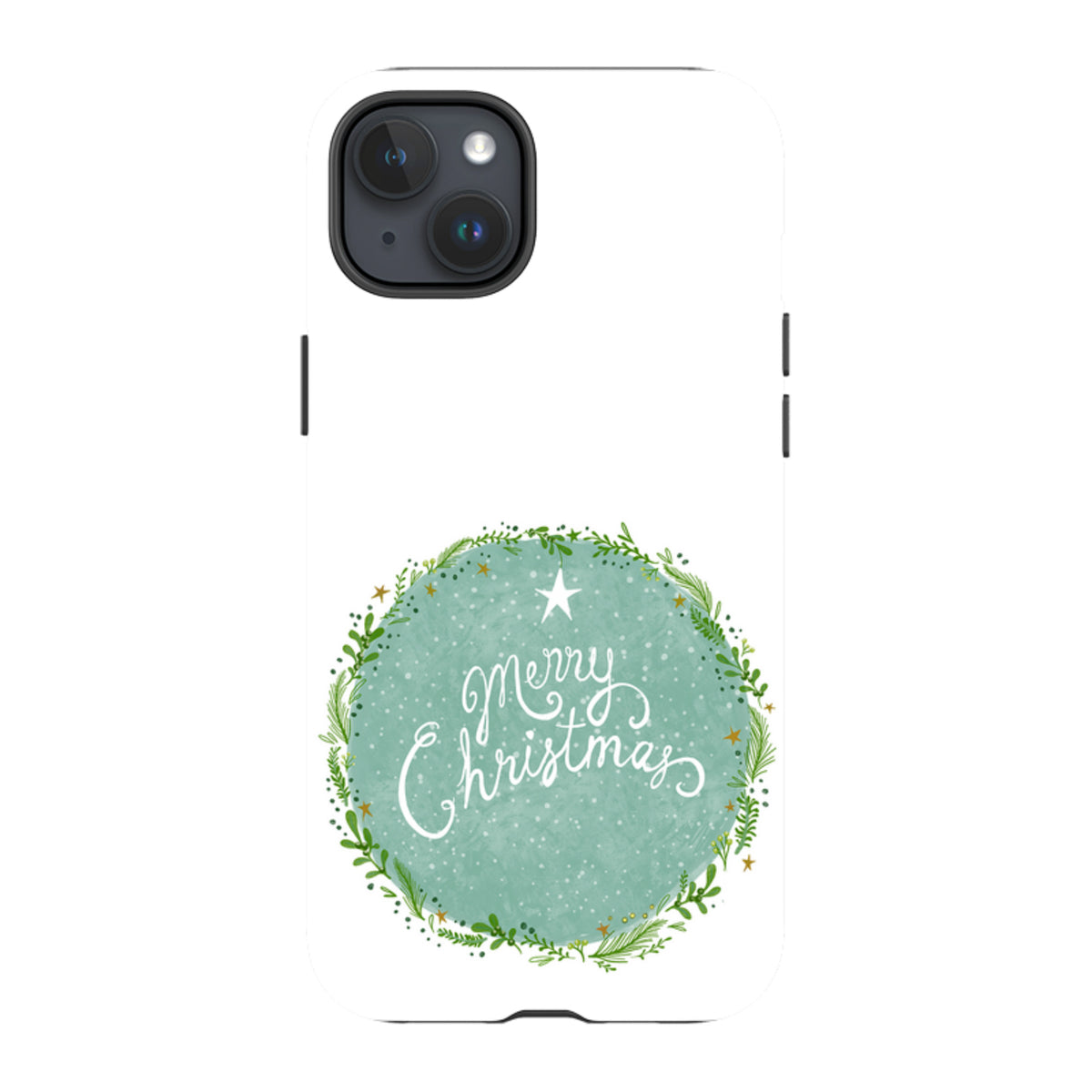 iPhone Tough Case - Merry Christmas By Katherine Quinn