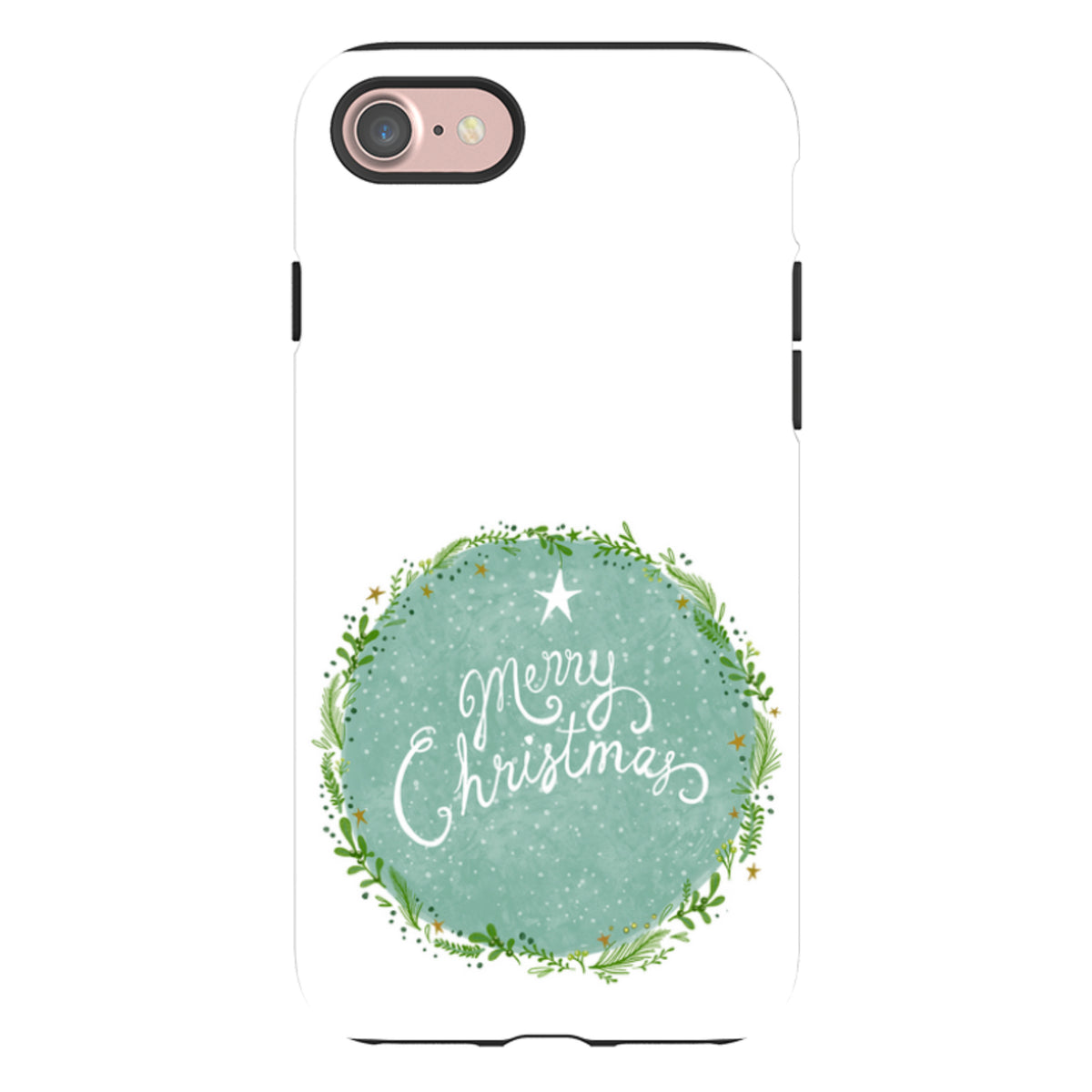 iPhone Tough Case - Merry Christmas By Katherine Quinn