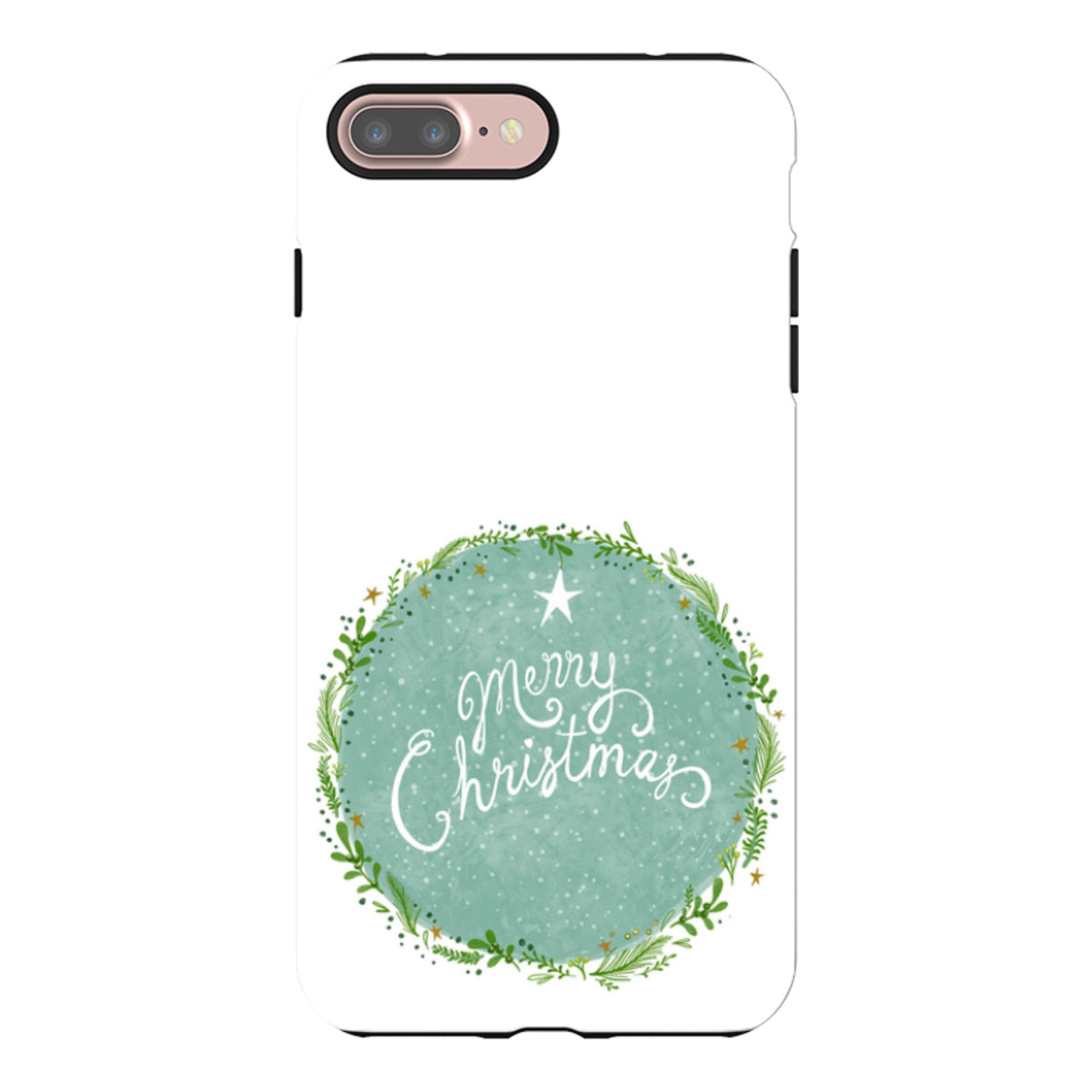 iPhone Tough Case - Merry Christmas By Katherine Quinn