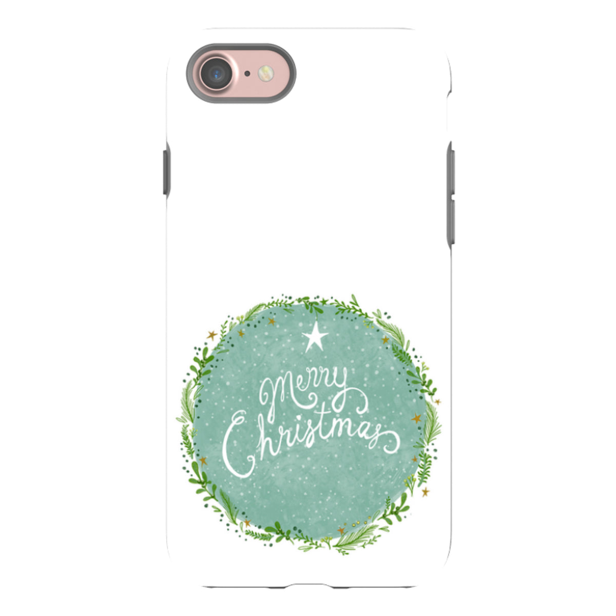 iPhone Tough Case - Merry Christmas By Katherine Quinn