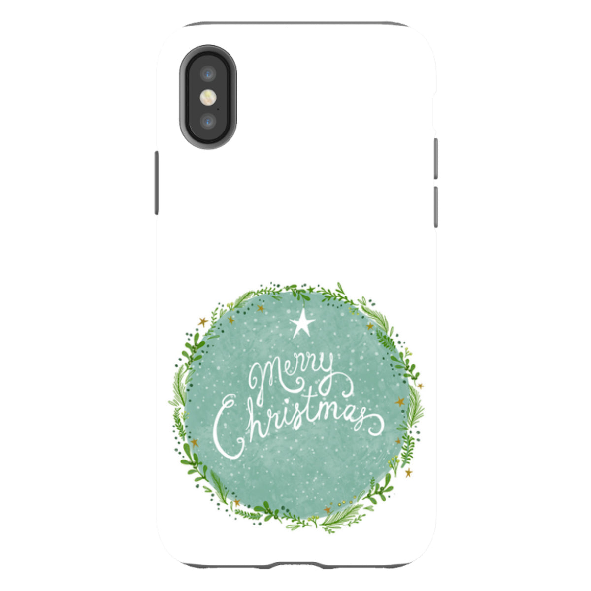 iPhone Tough Case - Merry Christmas By Katherine Quinn
