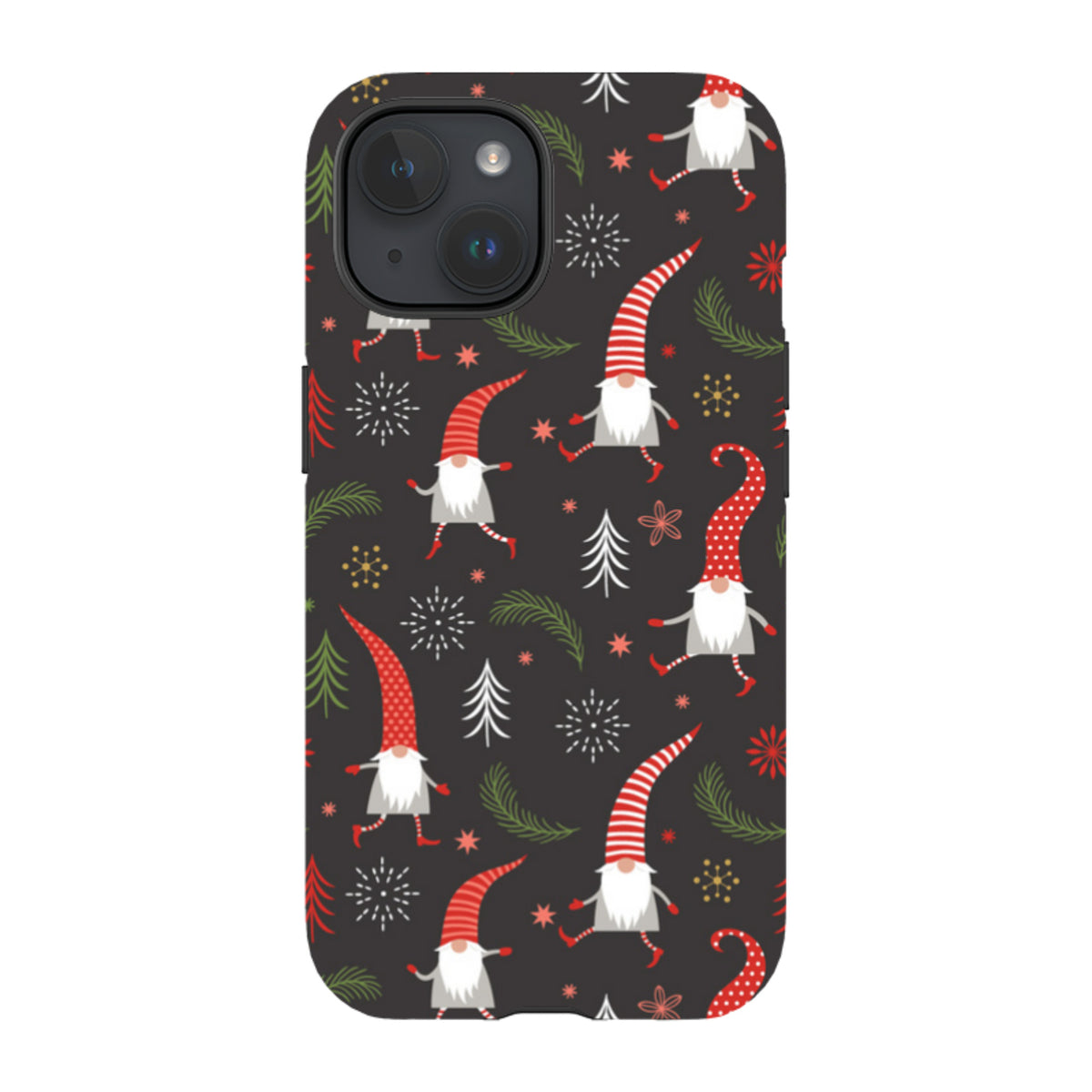 iPhone Tough Case - Merry Xmas Pattern