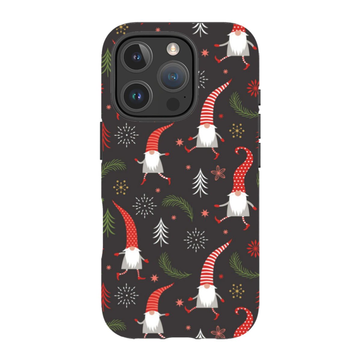 iPhone Tough Case - Merry Xmas Pattern