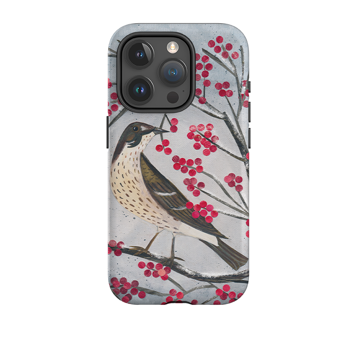 iPhone Tough Case - Mistle Thrush By Tracey English
