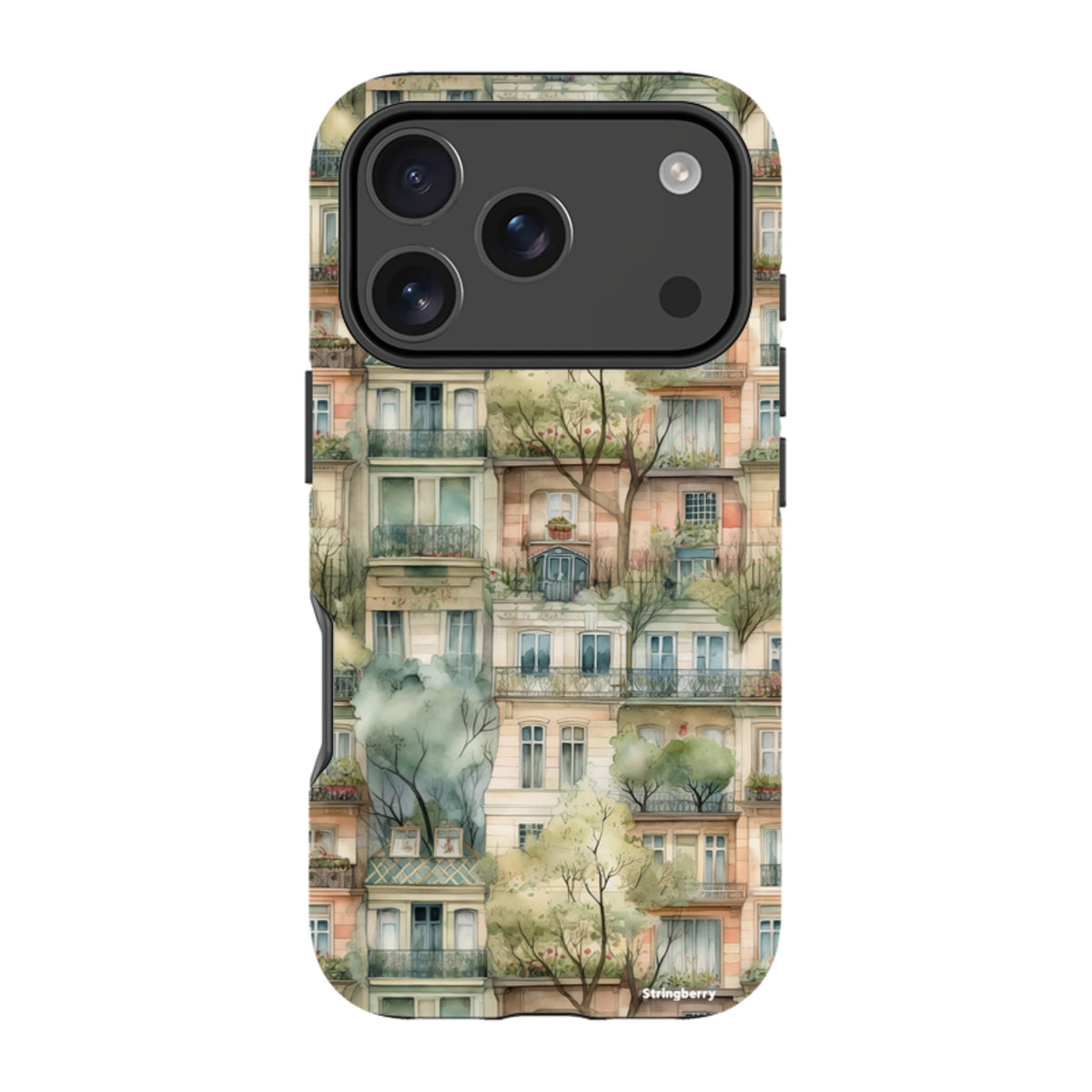 iPhone Tough Case - Montmartre Houses