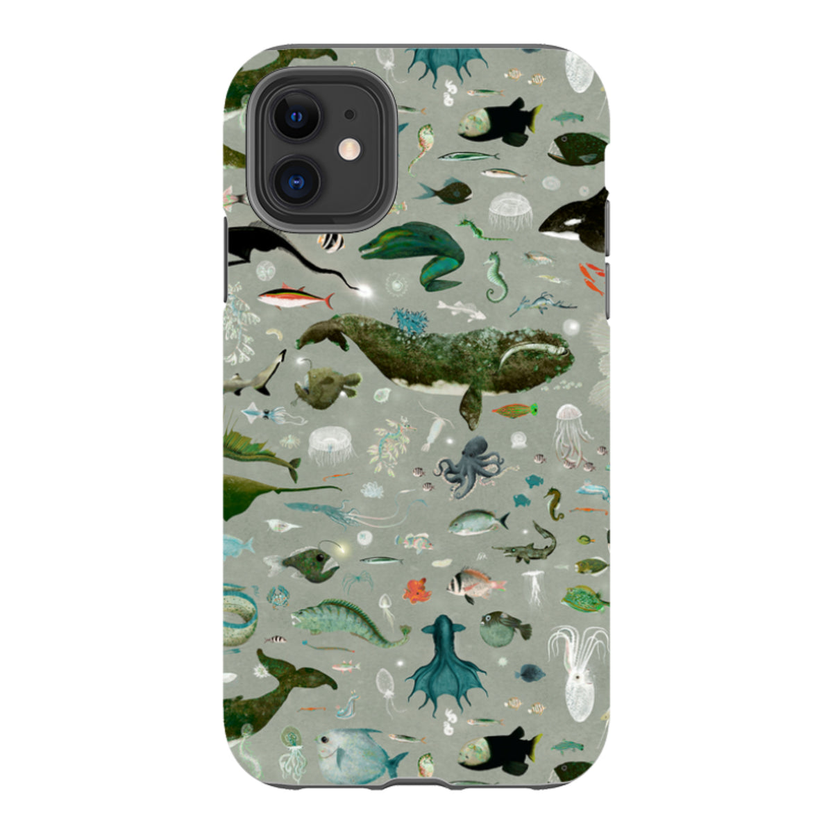 iPhone Tough Case - Moon Shadow By Katherine Quinn