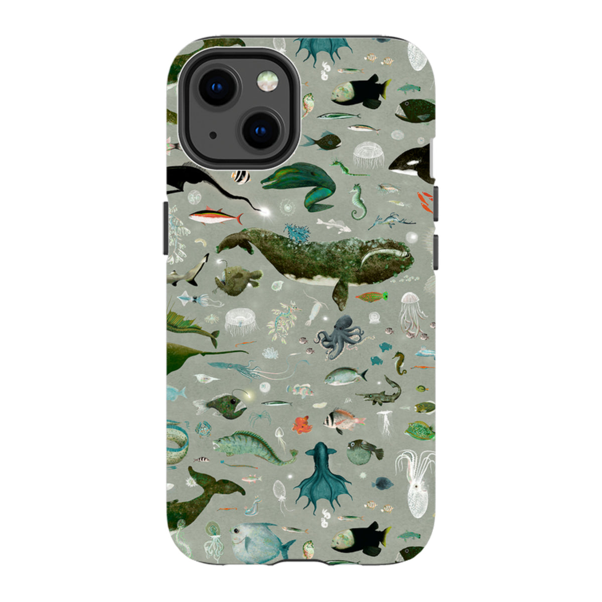 iPhone Tough Case - Moon Shadow By Katherine Quinn