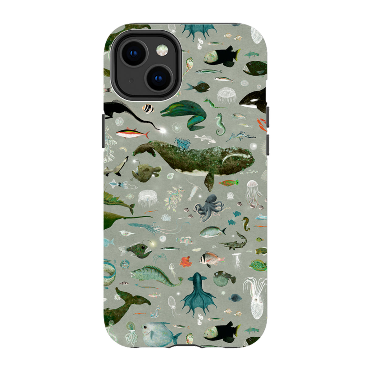 iPhone Tough Case - Moon Shadow By Katherine Quinn
