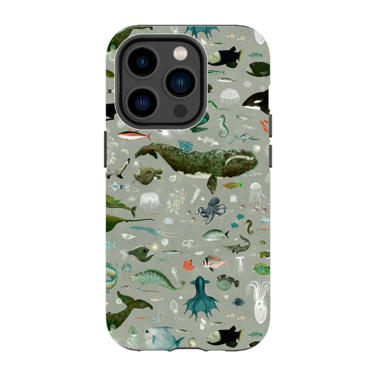 iPhone Tough Case - Moon Shadow By Katherine Quinn