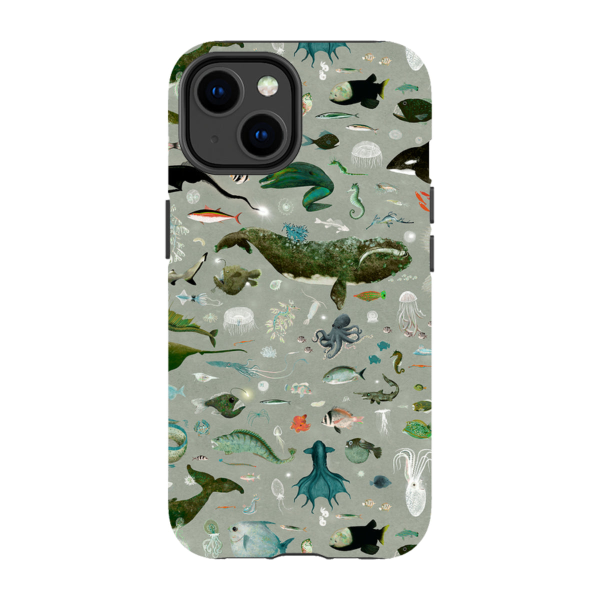 iPhone Tough Case - Moon Shadow By Katherine Quinn