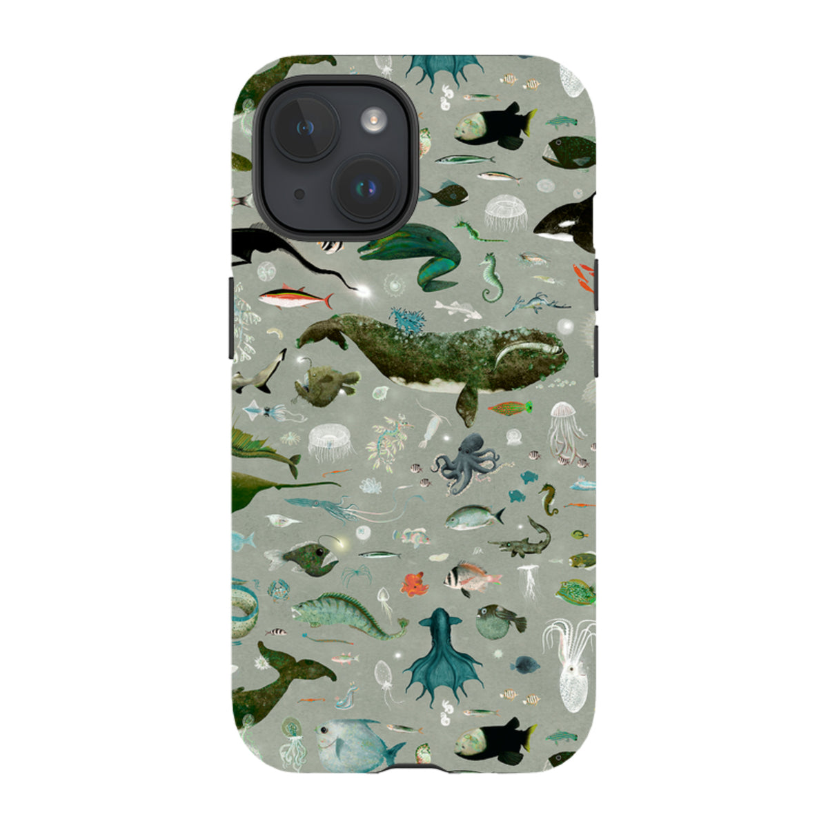 iPhone Tough Case - Moon Shadow By Katherine Quinn