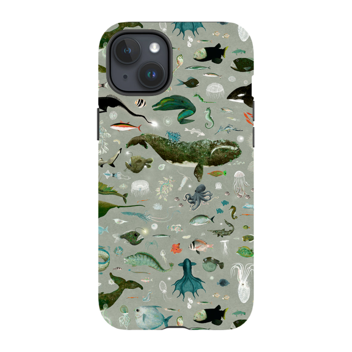 iPhone Tough Case - Moon Shadow By Katherine Quinn