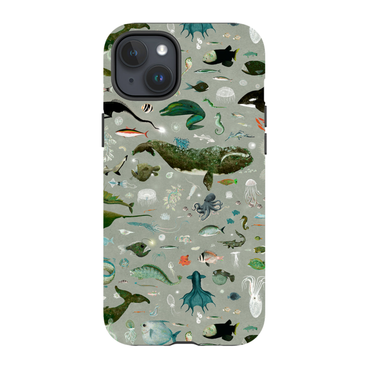 iPhone Tough Case - Moon Shadow By Katherine Quinn