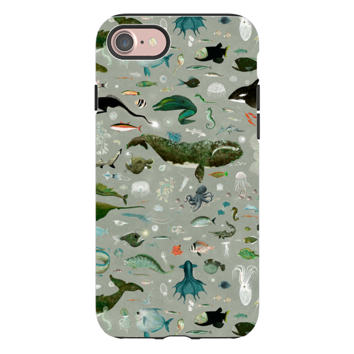 iPhone Tough Case - Moon Shadow By Katherine Quinn