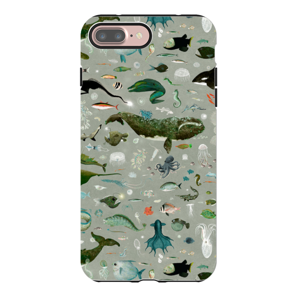 iPhone Tough Case - Moon Shadow By Katherine Quinn