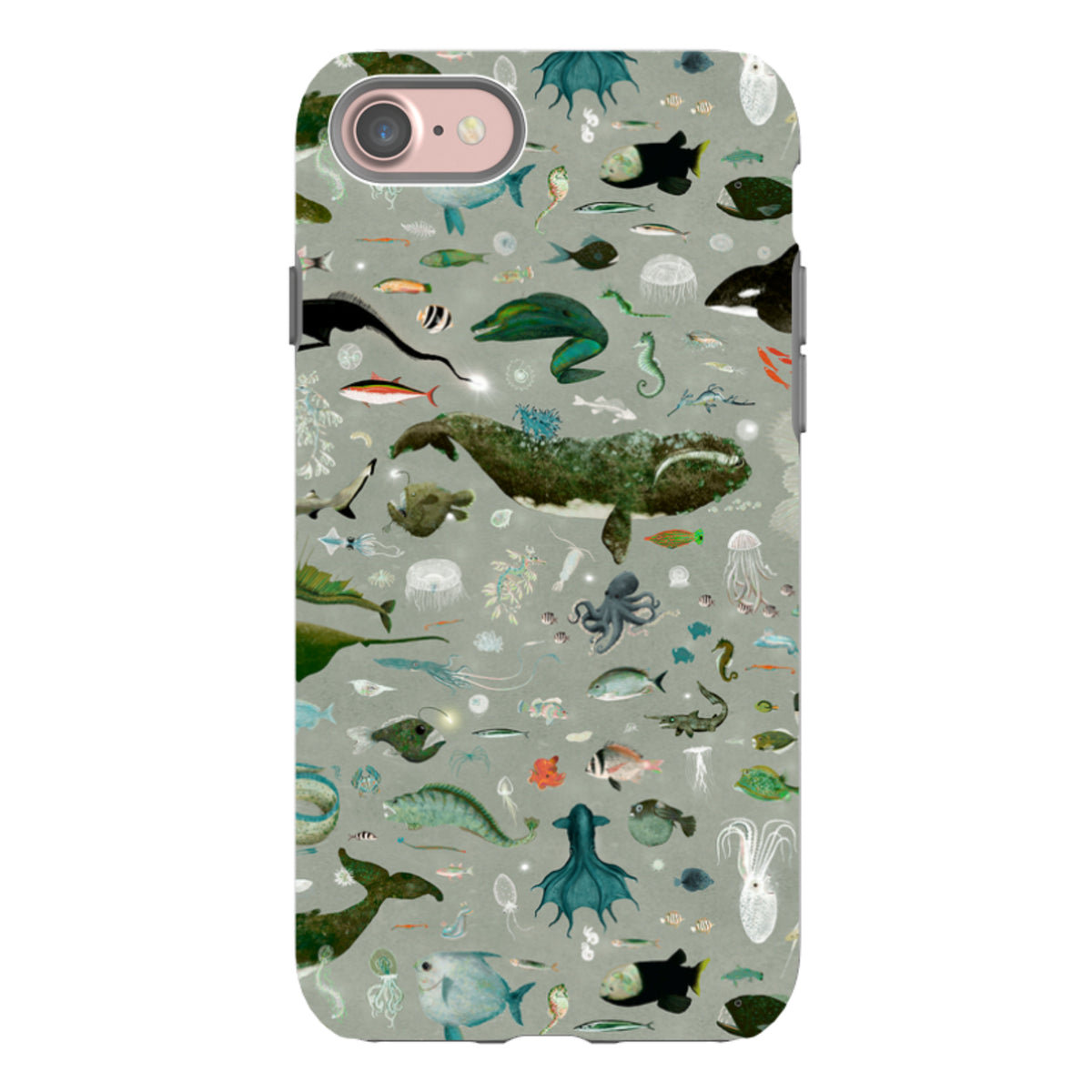 iPhone Tough Case - Moon Shadow By Katherine Quinn