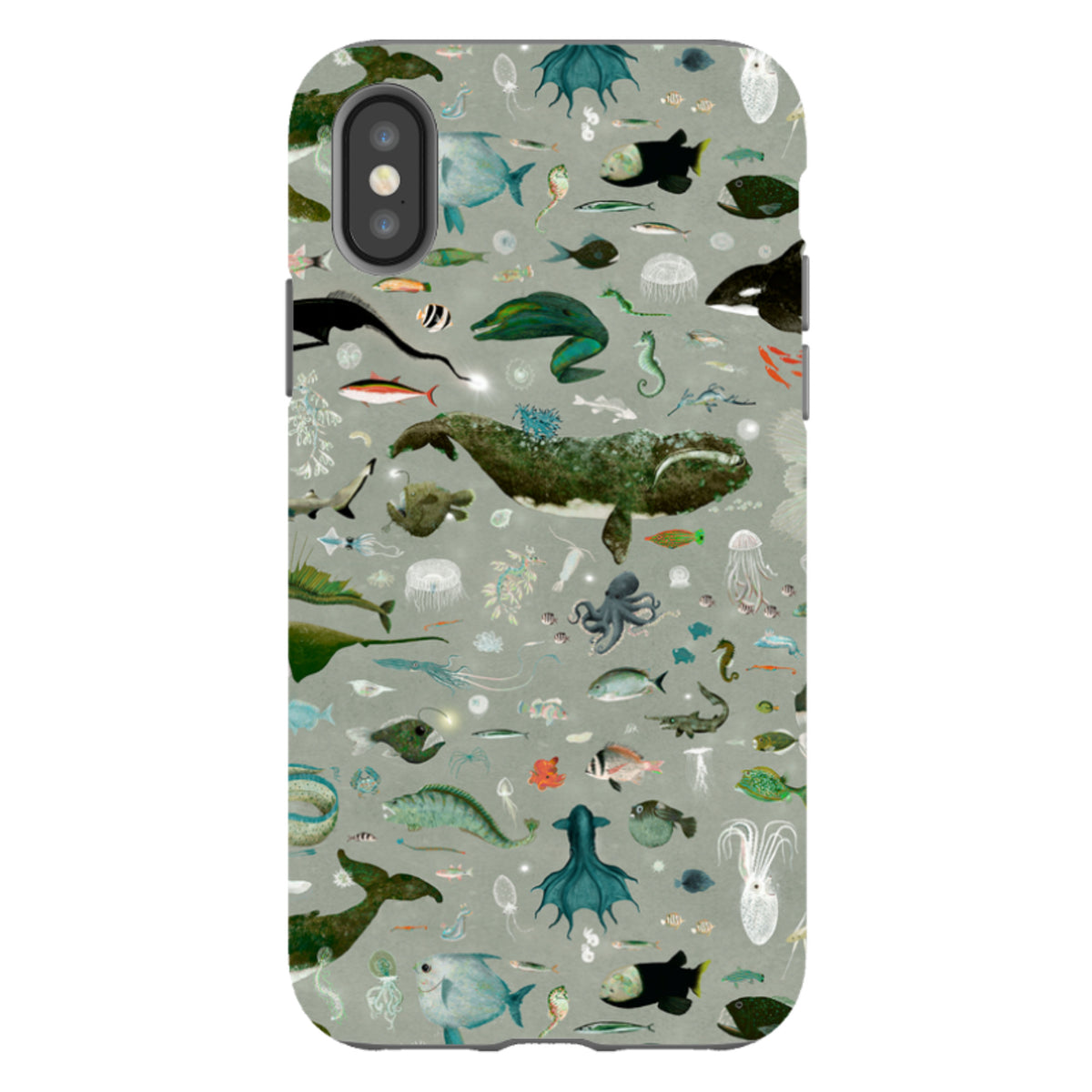 iPhone Tough Case - Moon Shadow By Katherine Quinn