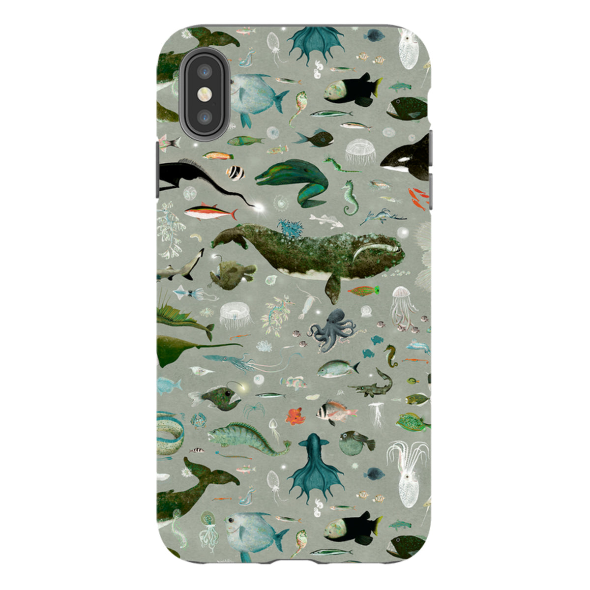iPhone Tough Case - Moon Shadow By Katherine Quinn
