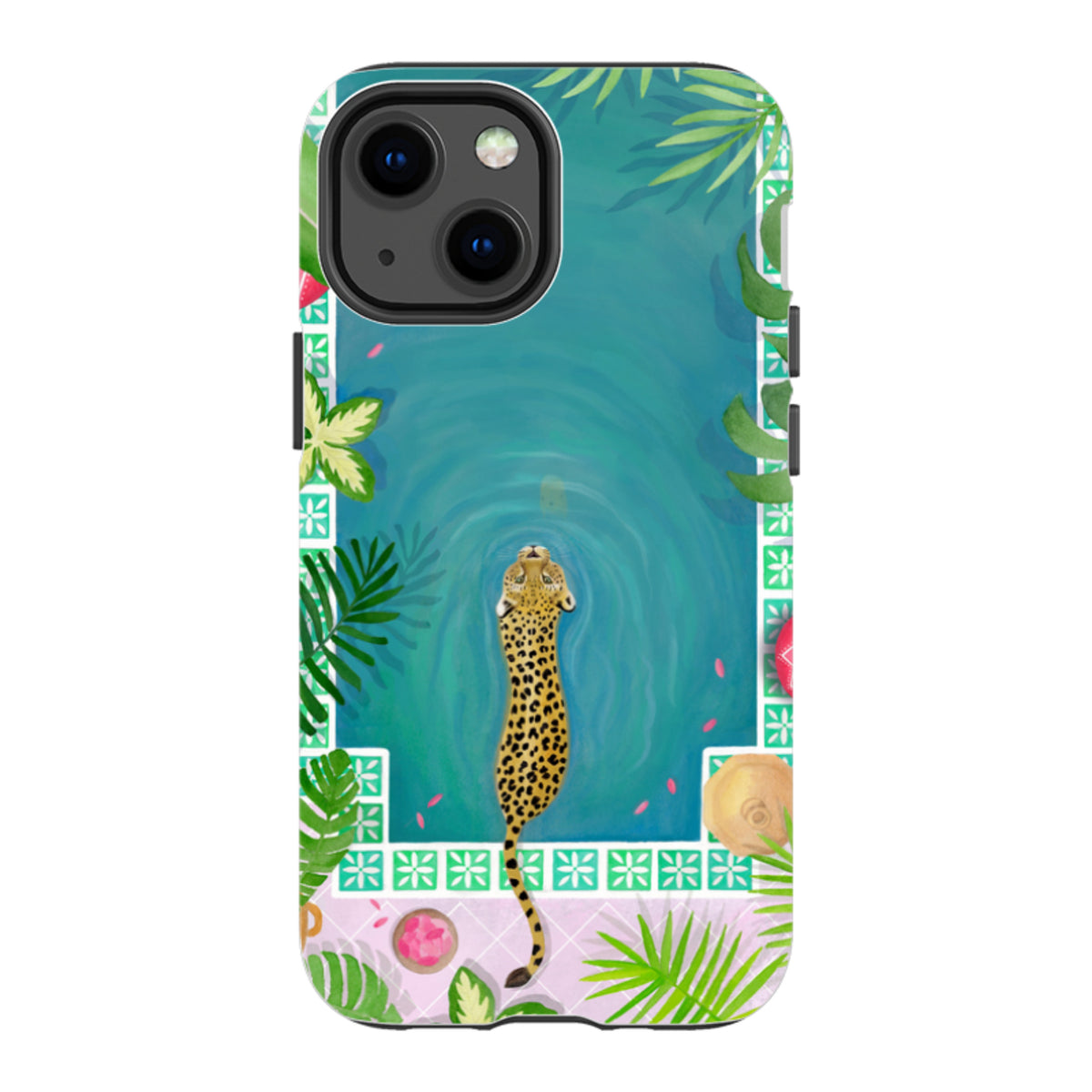 iPhone Tough Case - Morocco Pool Leopard By Bex Parkin