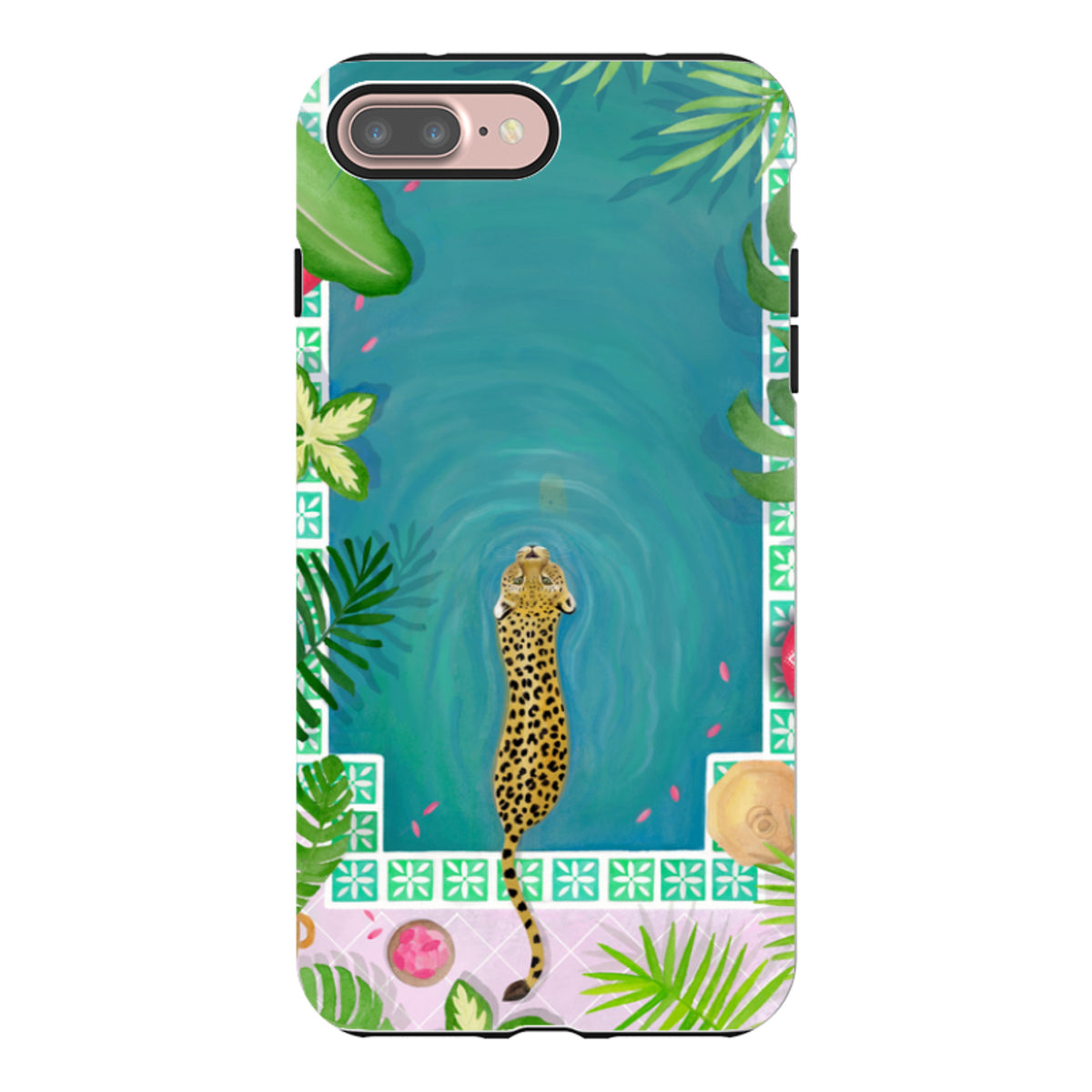 iPhone Tough Case - Morocco Pool Leopard By Bex Parkin