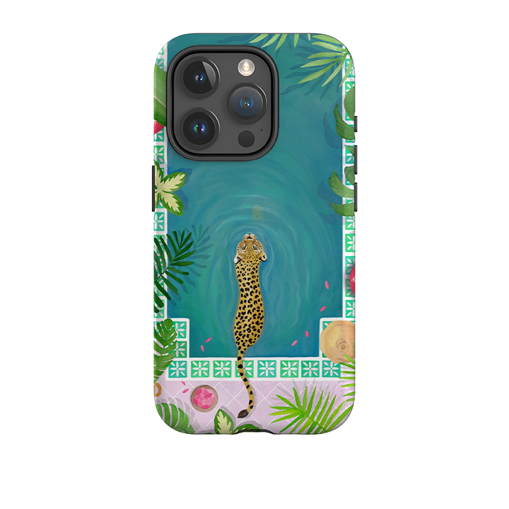 iPhone Tough Case - Morocco Pool Leopard By Bex Parkin