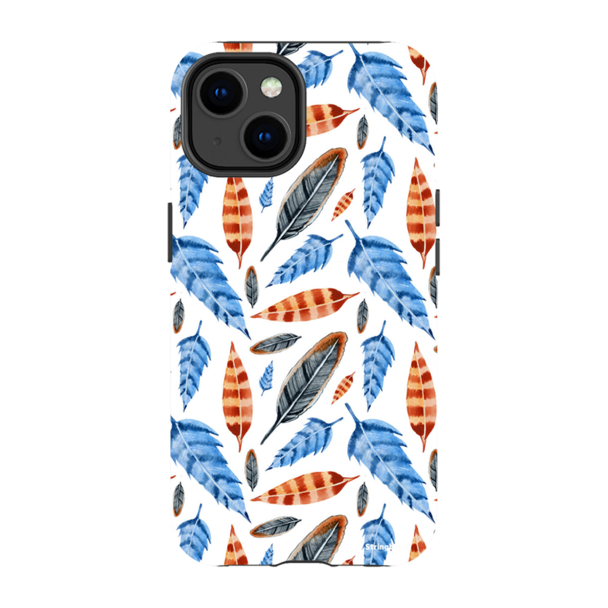 iPhone Tough Case - Multi Feathers