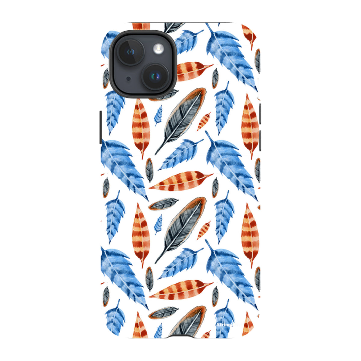 iPhone Tough Case - Multi Feathers