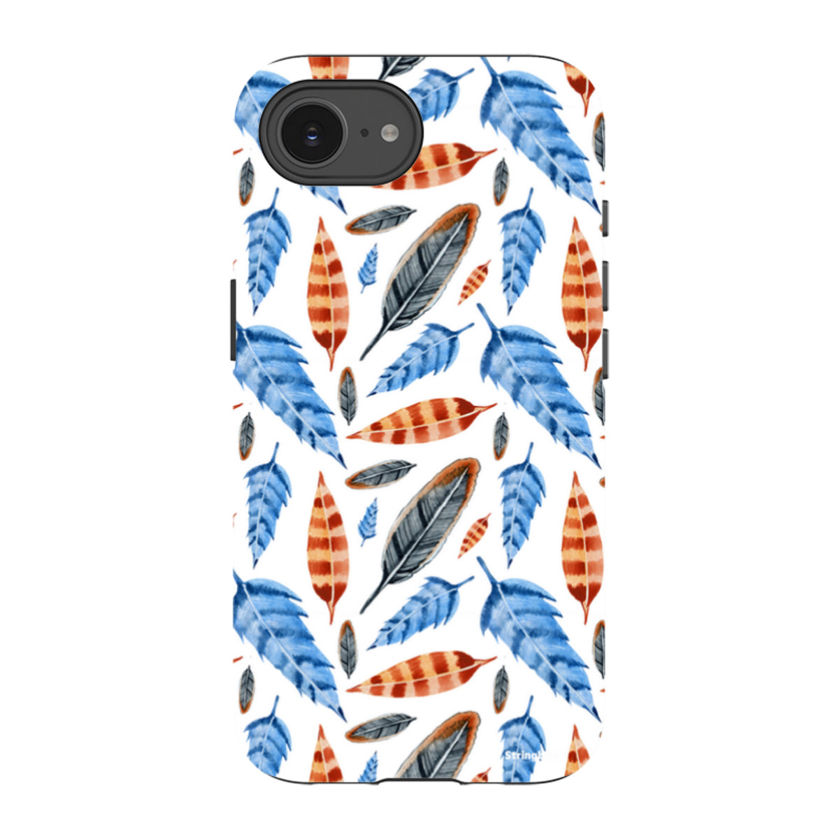 iPhone Tough Case - Multi Feathers