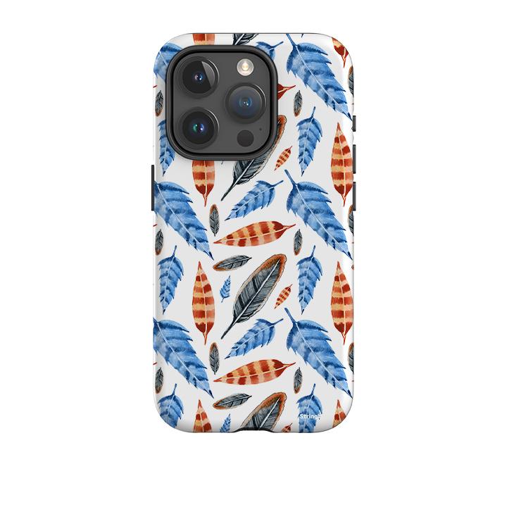 iPhone Tough Case - Multi Feathers