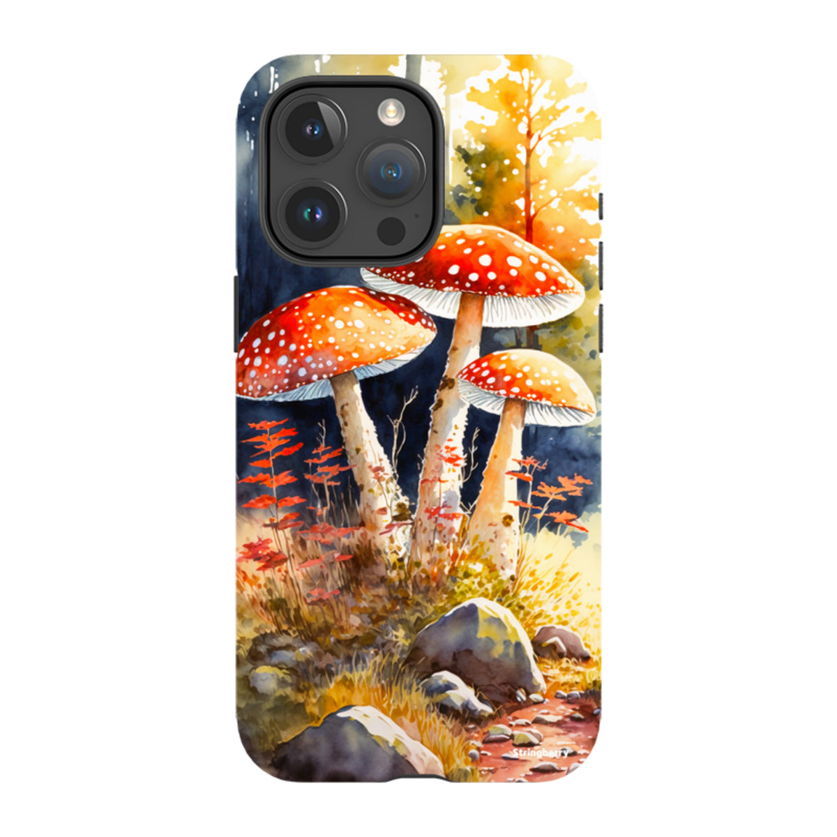 iPhone Tough Case - Mushroom Colour I