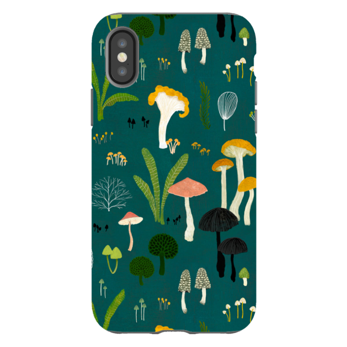 iPhone Tough Case - Mushroom Lake By Katherine Quinn