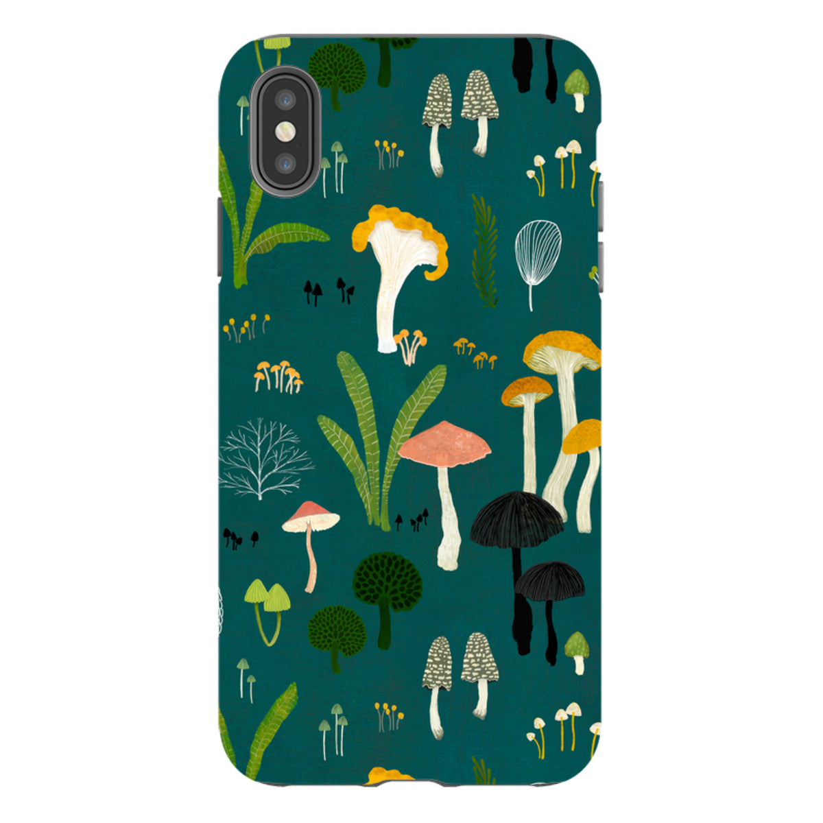 iPhone Tough Case - Mushroom Lake By Katherine Quinn