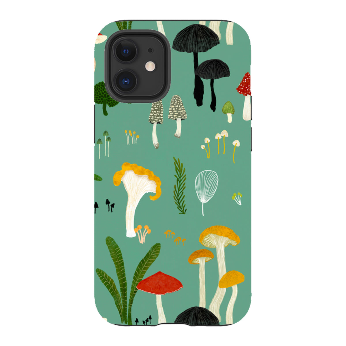 iPhone Tough Case - Mushroom Pattern By Katherine Quinn