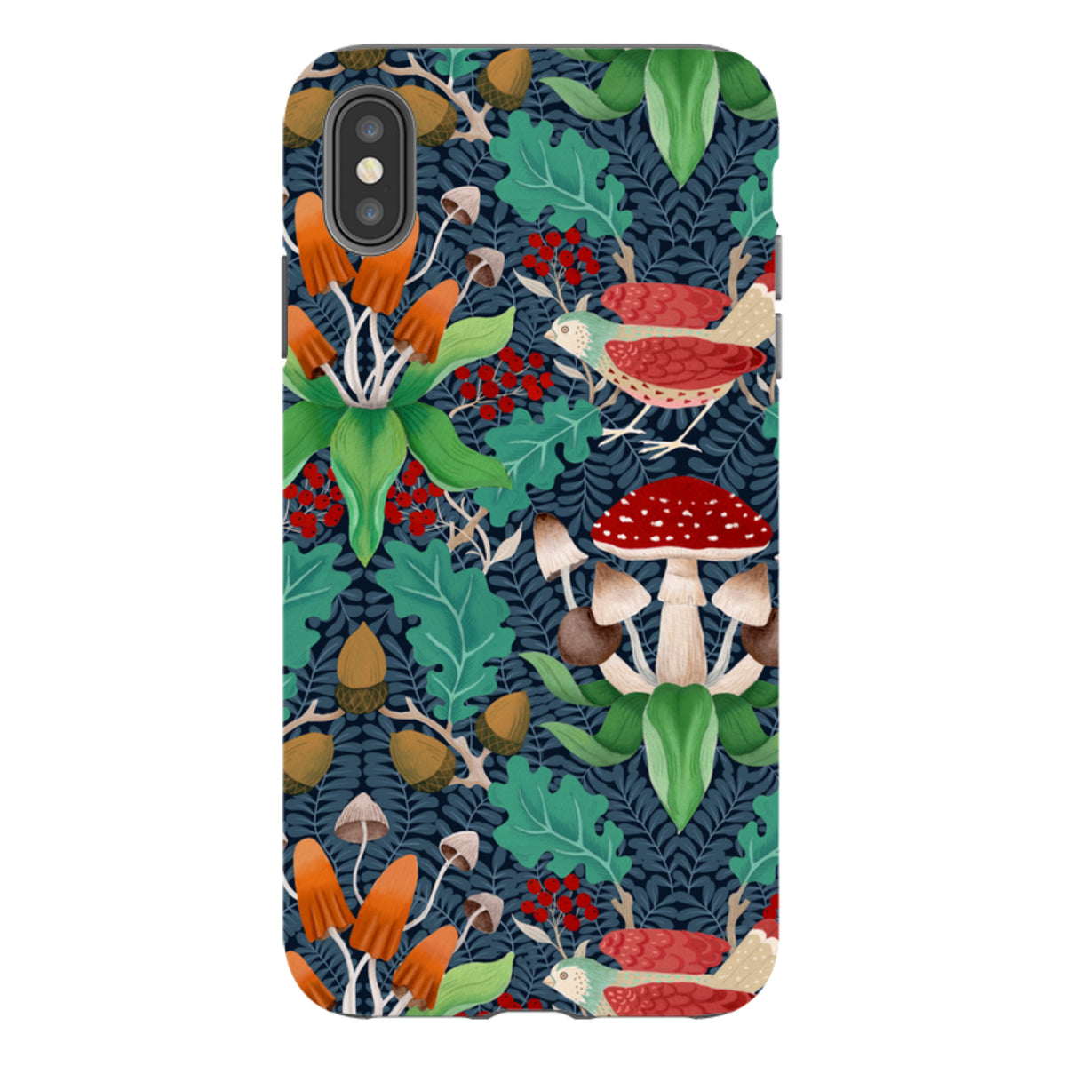 iPhone Tough Case - Mushrooms By Bex Parkin