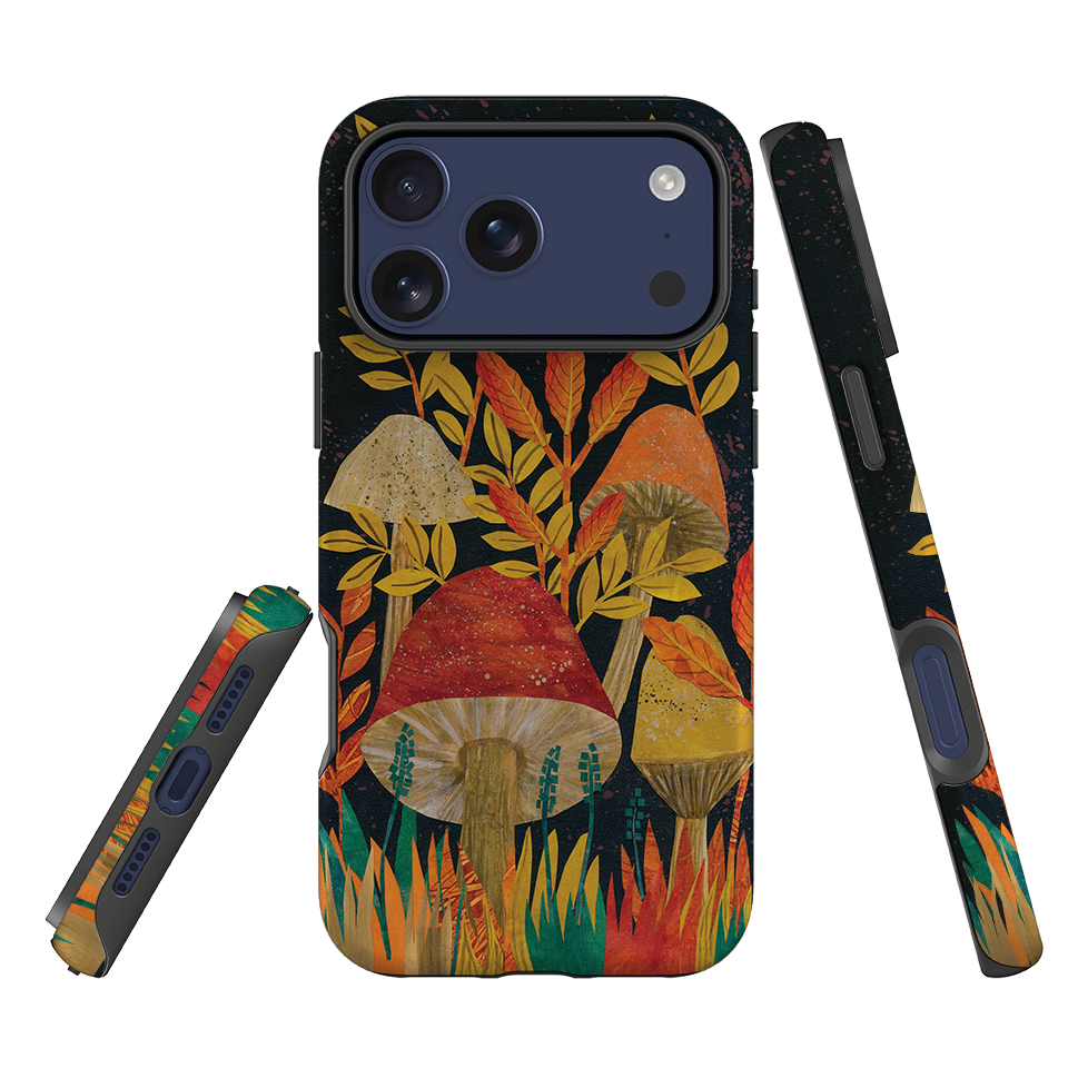 iPhone Tough Case - Mushrooms By Tracey English