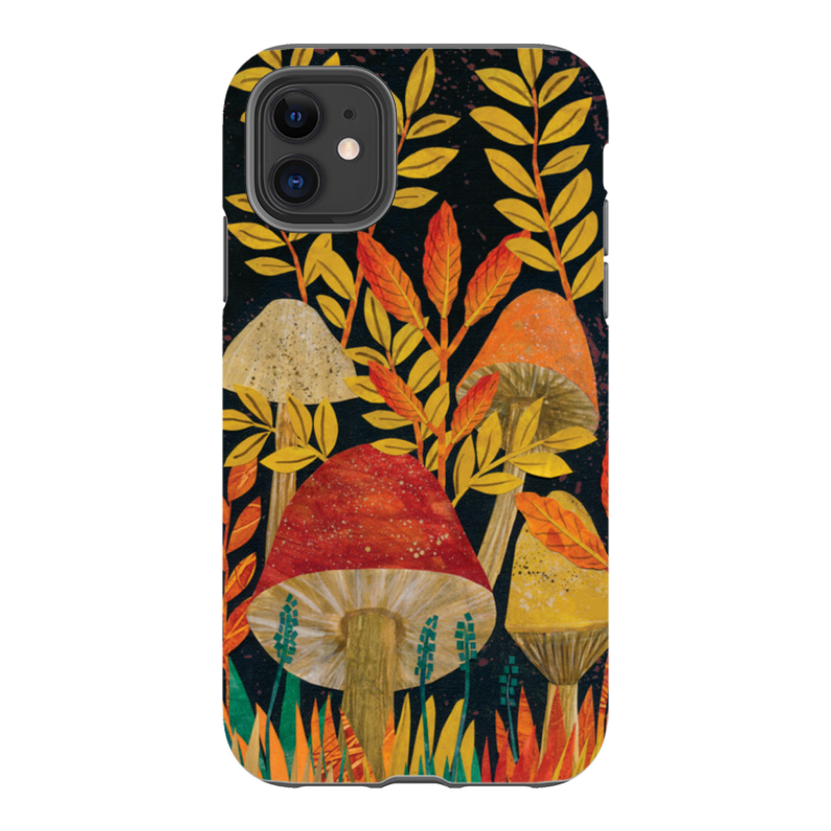 iPhone Tough Case - Mushrooms By Tracey English