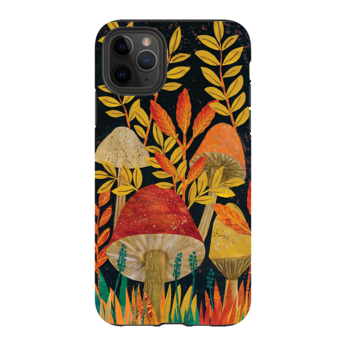 iPhone Tough Case - Mushrooms By Tracey English