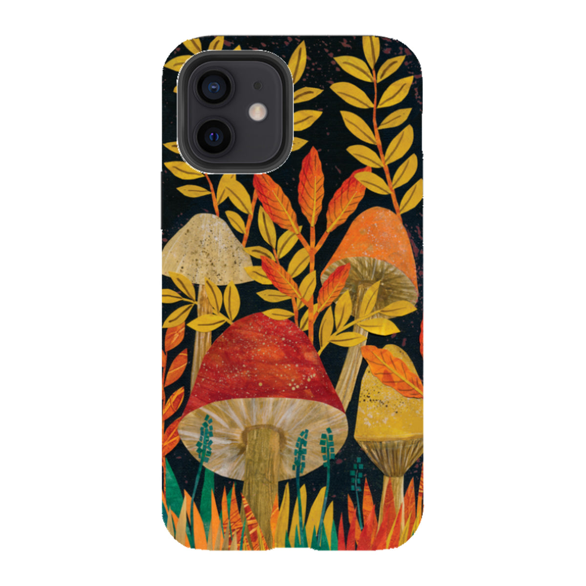 iPhone Tough Case - Mushrooms By Tracey English
