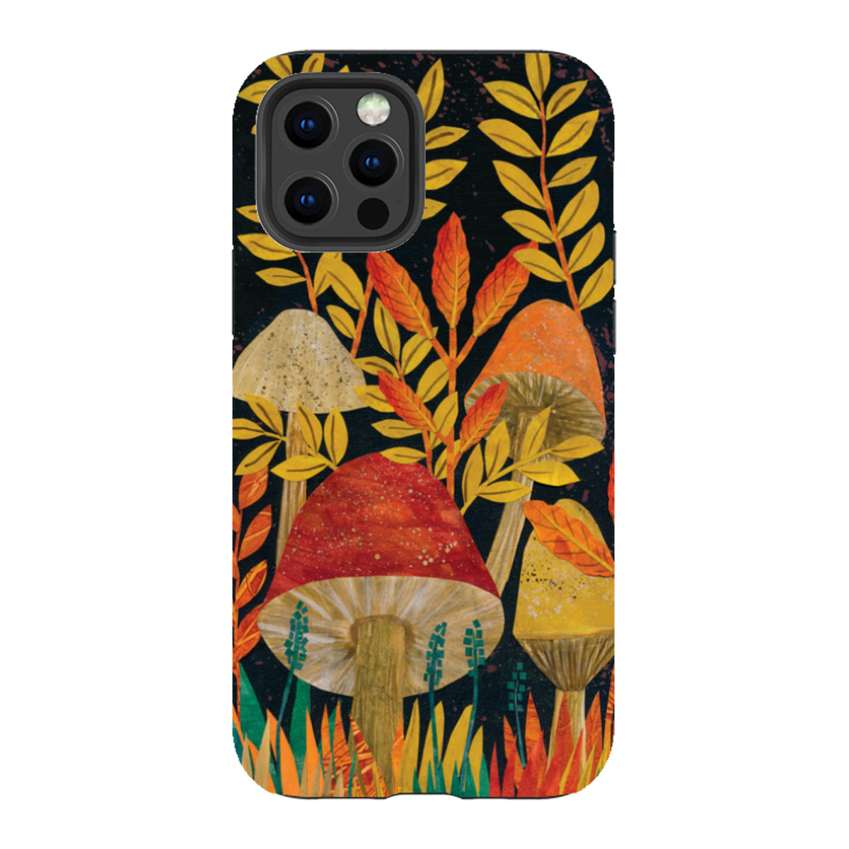 iPhone Tough Case - Mushrooms By Tracey English