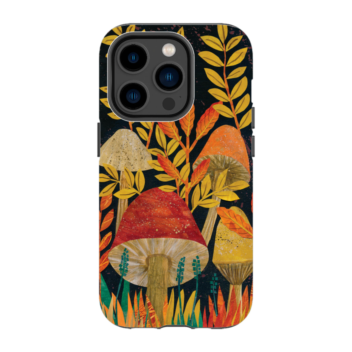 iPhone Tough Case - Mushrooms By Tracey English
