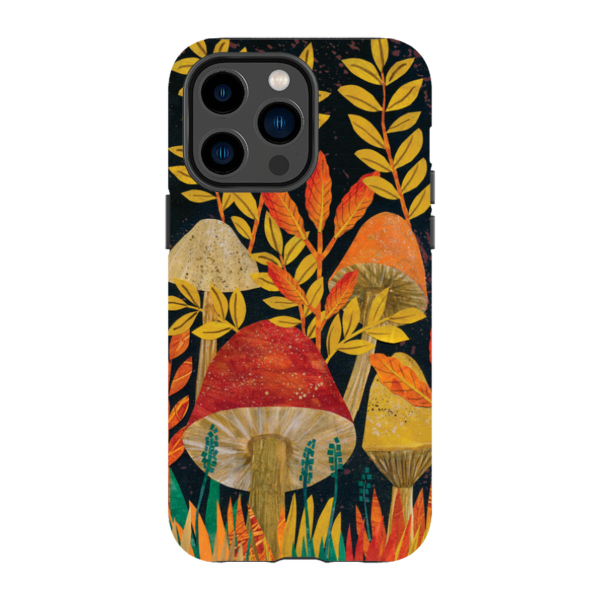 iPhone Tough Case - Mushrooms By Tracey English